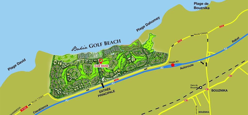 Bahia Golf Beach Bouznika Appart ภายนอก รูปภาพ